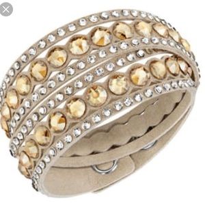 Swarovski Slake Deluxe Triple Wrap Bracelet
